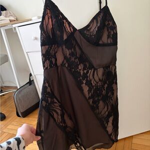 Black Lace Dress - Superdown